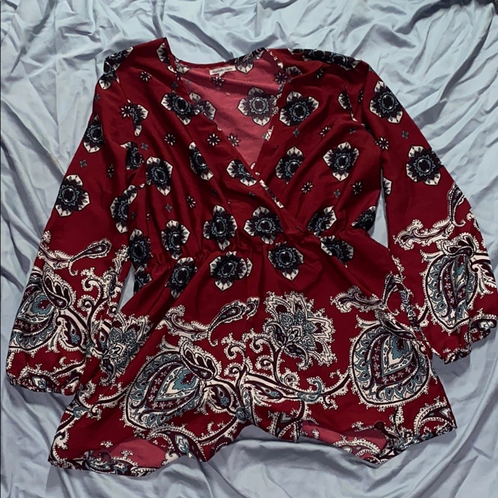 fun patterned romper!!! MOVING SALE!!